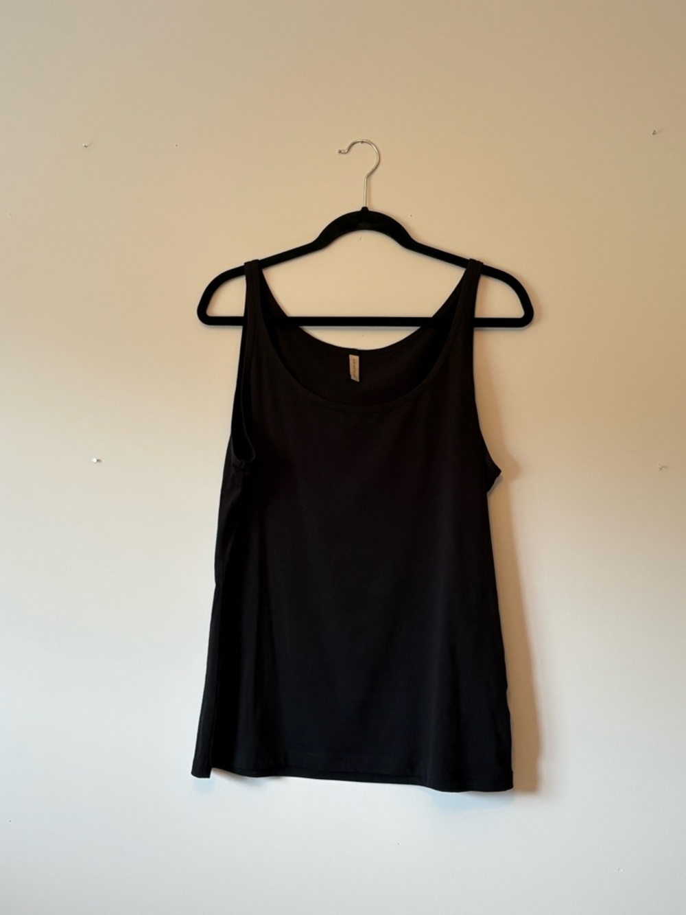 Soya Concept Black Tank Top XL | Stretch Basic Capsule Wardrobe